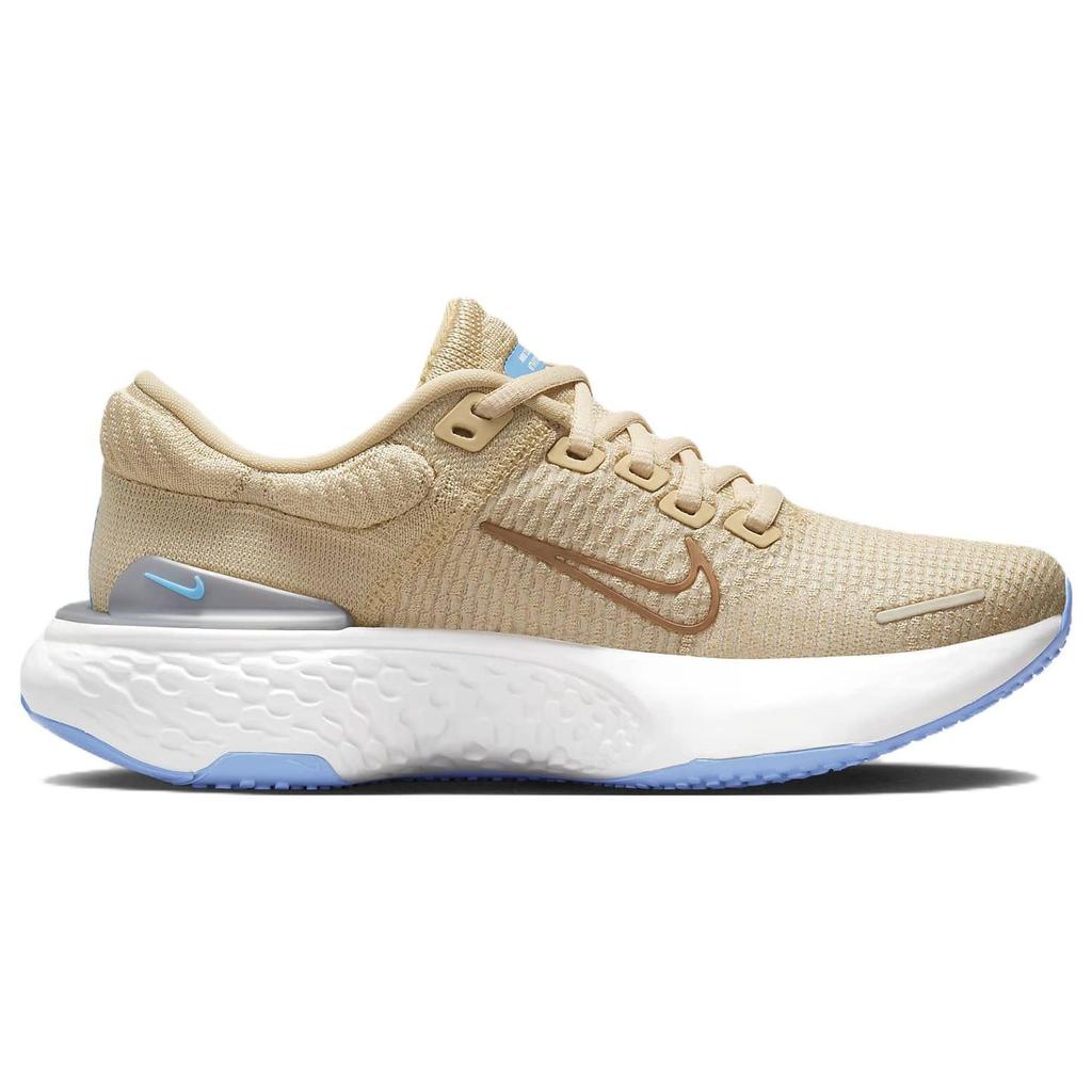 Nike ZoomX Invincible Run Flyknit 2 Sesame Metallic Copper Women Sneakers Brown Oatmeal White DX1936-200