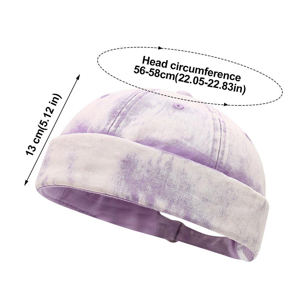 Adjustable Brimless Docker Cap Casual Skullcap Fashion Beanie Street Hat  Outdoor