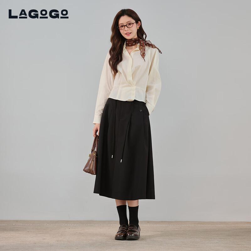 LAGOGO 2026 Spring High-Waisted Skirt PABB331C42 XL