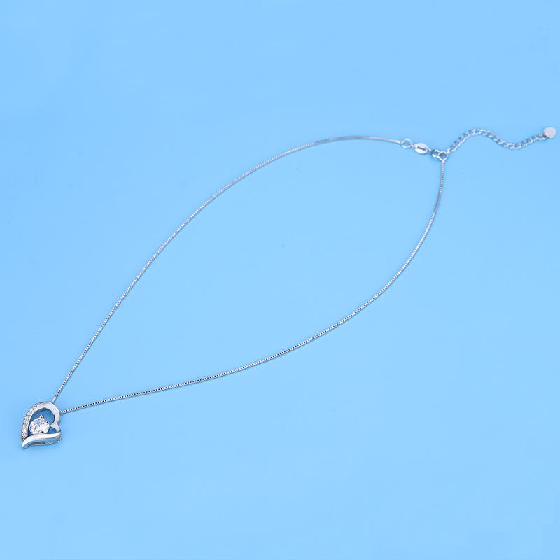 Lindon Damen-Halskette mit Anhänger, Kupferlegierung, Zirkon, modisches Geschenk