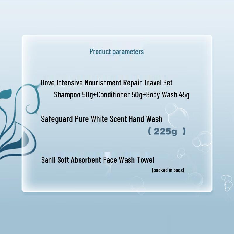 Dove Intensive Nourishment Travel Kit with Hand Soap & Towel