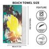 Quick-drying towels swimming surfing bath towels wearing sports sunscreen printing * m beach towels