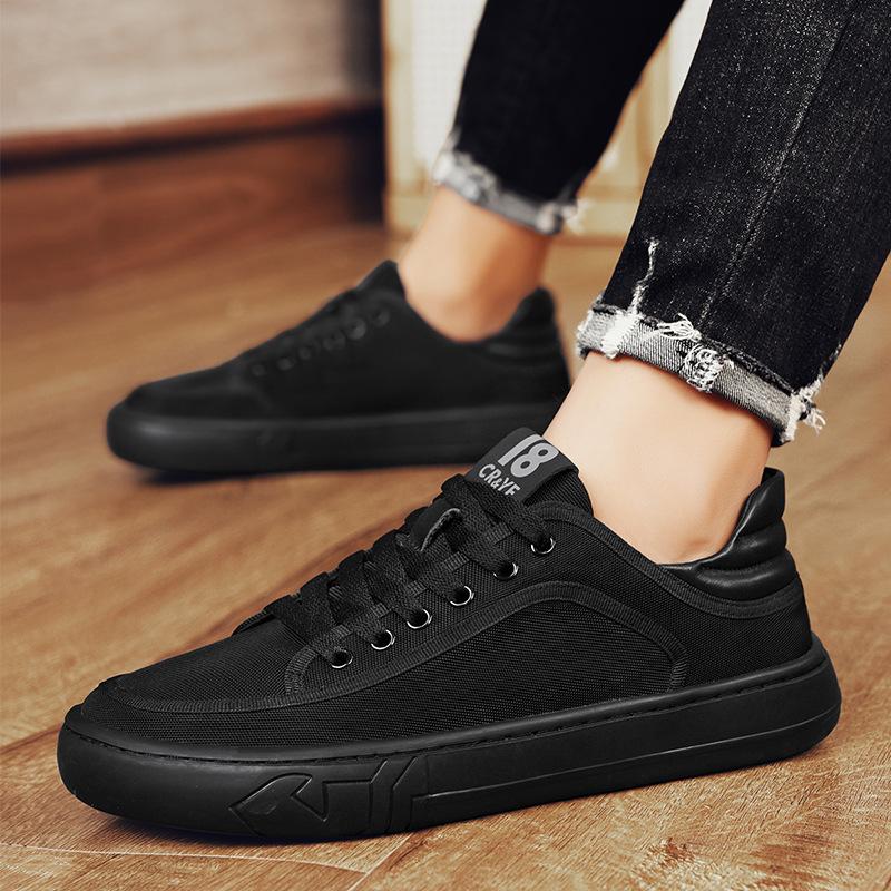 Men's Shoes Summer New Breathable Canvas Fashion Platform Men's Trend Versatile Comfortable Casual Board Shoes
