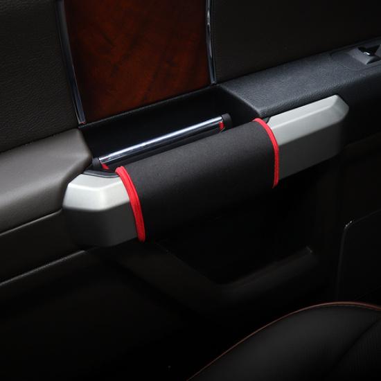 4X Red Inner Door Handle Covers Protective Case for Ford F150 F-150 2015-