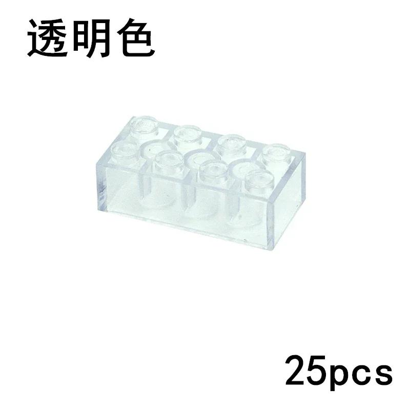 MOC Transparent Bulk Bricks 1x1 2x4 1x4 Clear Building Block Wall Panels and Baseplates