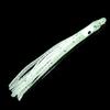 10Pcs 7cm Fishing Bait Realistic Fisheye Luminous Simulation Tempting Angling Soft Rubber Needle Luminous Octopus Lure Outdoor Fishing