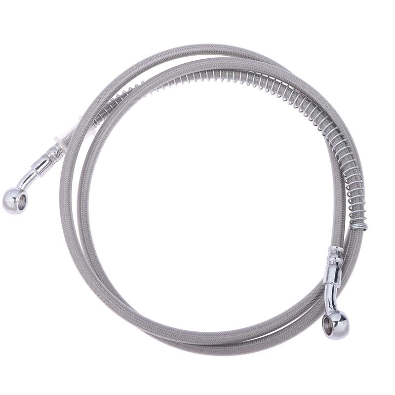 50-200Cm Motorcycle Brake Oil Hose Brake Line Universal Motorbike Stainless Steel Braided Pipeline Modification Parts