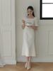 Peulomdeimomeonteu From Layered Tweed Dress_Cream