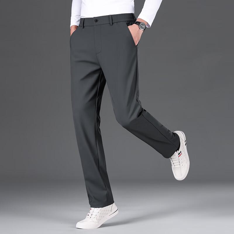 

Men s Fleece-Lined Straight-Leg Casual Pants 33