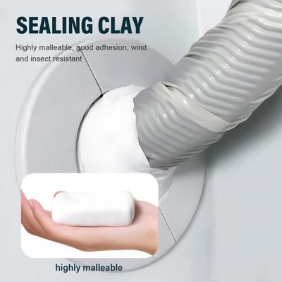 Masilla selladora impermeable para reparar agujeros en paredes y fugas en tuberías. Masilla de reparación rápida para fregaderos, ventanas, techos y sótanos.