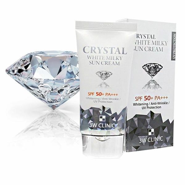 3w Clinic Crystal White Milky Sunscreen SPF50+ PA+++ (WC8A743)