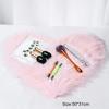 Pink Nail Art Soft Fur Foldable Hand Rest Pad Nail Art Photo Background Manicure Practice Cushion Mat Nail Equipment Tool