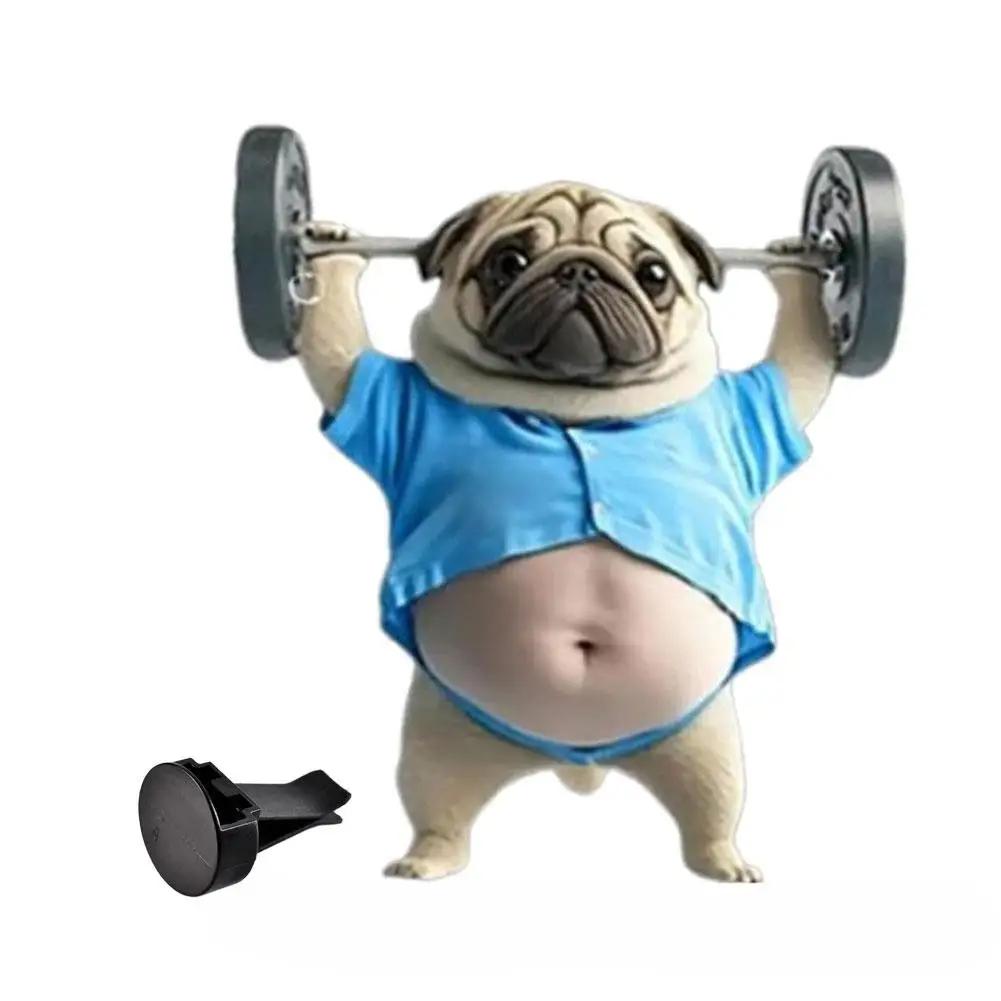 Cute Puppy Car Air Outlet Perfume Clip Car Mounted Tablets Aromatherapy Conditioning Solid Hanging Aromatherapy Car Air V5T3