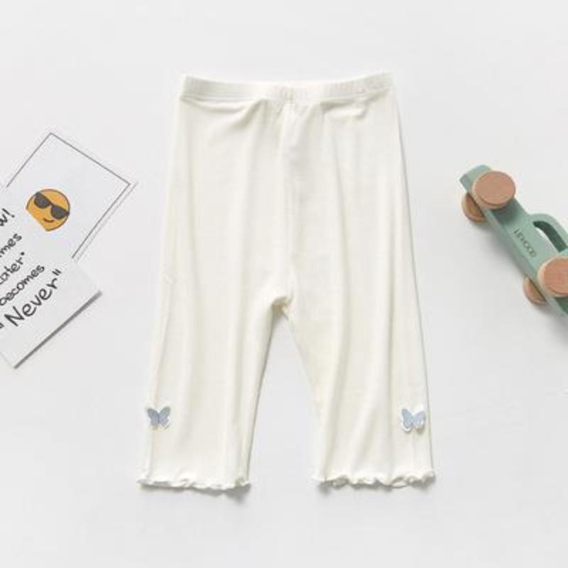 Mädchen Leggings für Sommer Dünner Stil Kinder Oberbekleidung Cropped Hosen für Babys Modai Cropped Hosen
