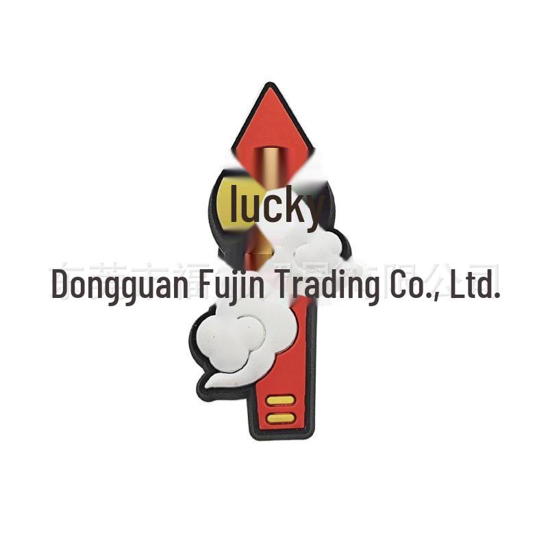 

Подвески для обуви Crocs в китайском стиле с рисунком из мультфильмов - украшения в виде цветочных пряжек