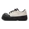 Li Ning Honey Thick Sole Platform Sneakers Classic Comfortable Trendy Non-Slip Wear-Resistant Low-Top Women Sneakers White Black AGCV096-2