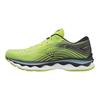 Mizuno Wave Sky 6 Bequeme Synthetikleder Niedrige Laufschuhe Herren Sneaker Grün Schwarz J1GC220205