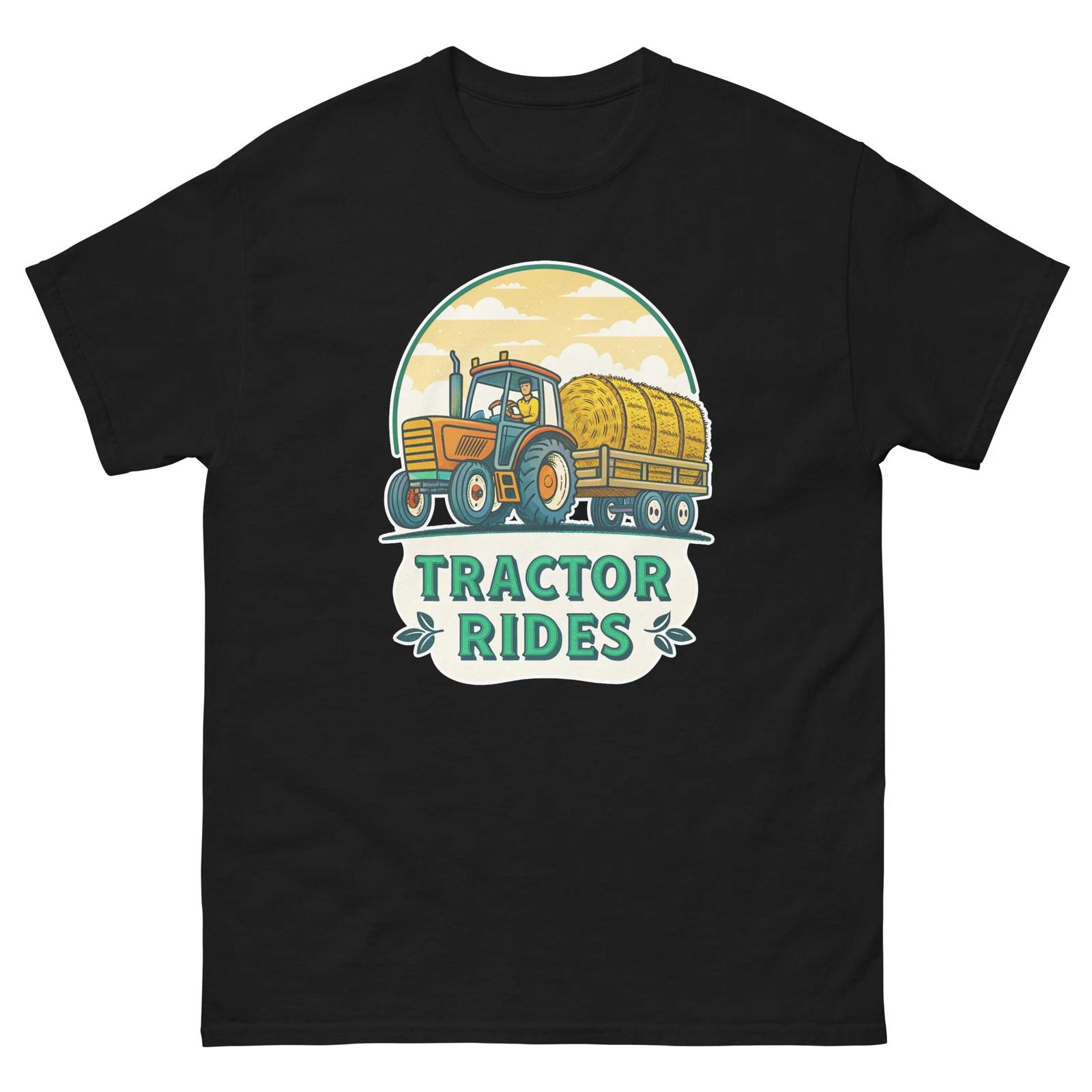 Tractor Rides Carnival Fair Amusement Park T-Shirt M