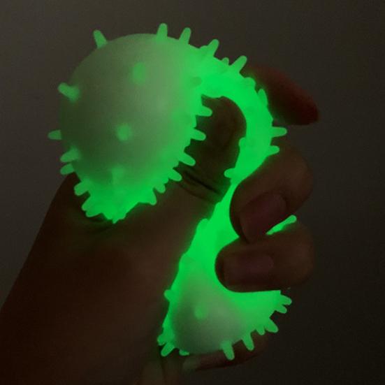 Stress Ball Bouncy Multi-functional Luminous LED Flashing Spiky Balls for Home