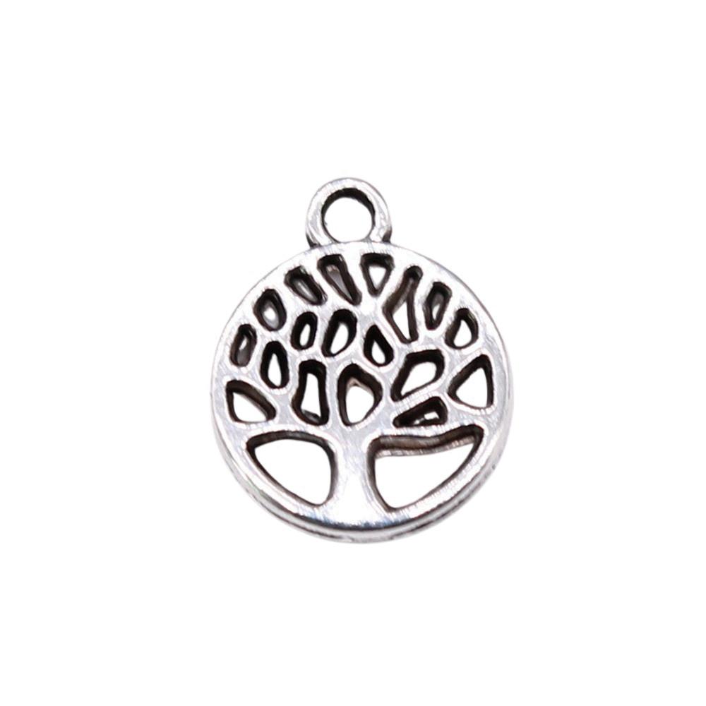 Tree Of Life Charms Antique Round Pendants For Spiritual DIY Jewelry