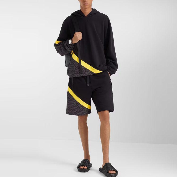 FENDI SS23 Casual Shorts Men's Black FAB656AN67F1KRX