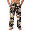 Herren Weihnachts-Pyjamahose Bequeme Hose mit Taschen Weiche Loungewear Nachtwäsche Lässige Feiertags-Pyjamahose