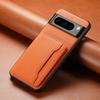 Luxury Faux Leather Stand Card Holder Phone Case Frosted Feel for Google Pixel 10 Pro XL 9A 8 7