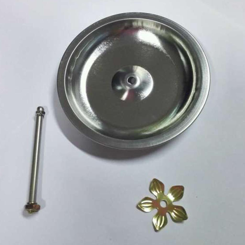 Verstellbare Räucherstäbchenhalter-Brennerplatte für Sandelholzspiralen, 2 Stück, 11 cm