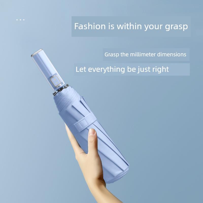 Umbrella for Both Rain and Sun, Enlarged and Reinforced with 24 Ribs, Fully Automatic, Wind-Resistant, Unisex Sunshade Umbrella, Sun Protection, Uv