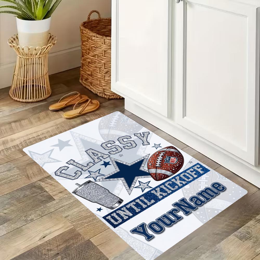 Dallas Customize Your Name Kitchen Rug Runner Rug Laundry Mat Hallway Entryway The Best Gift Choice