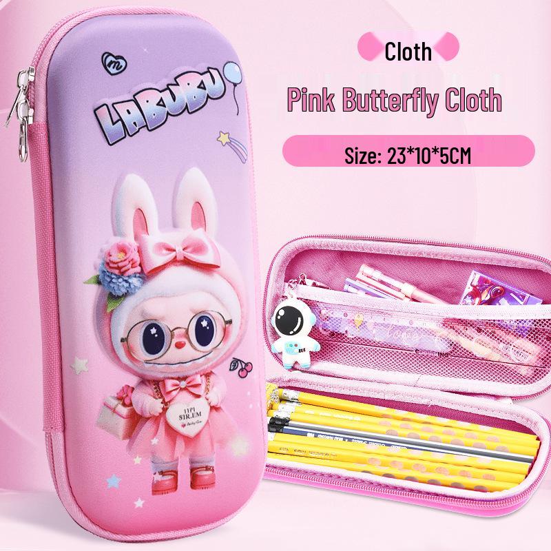 3D Large Capacity EVA Pencil Case for Kids - Multifunctional Storage Bag for Boys and Girls