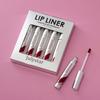 5pcs Tear Lip Glaze Matte Lip Liner, Long-lasting Waterproof and Sweat-proof, Dye Lip and Leave a Background Color, Tear Lipstick Set.
