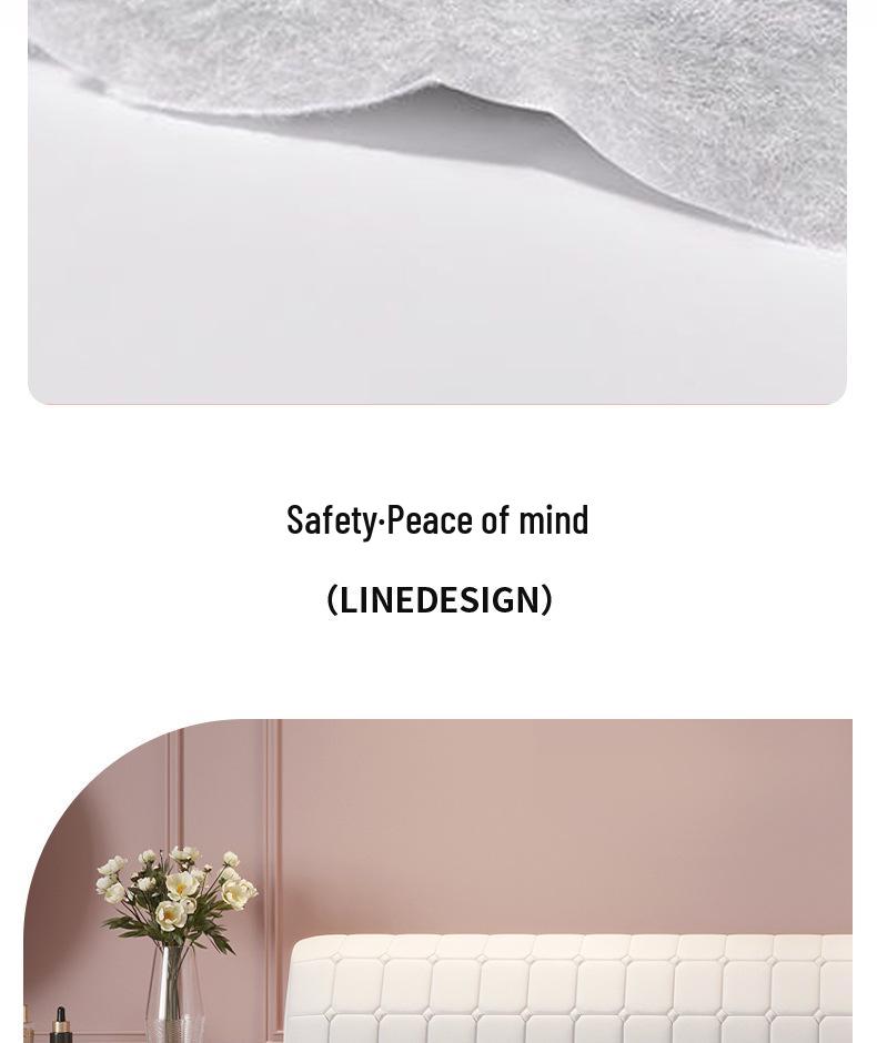 Bedside Cover - Solid Color, Universal Fit, All-Season Cotton Dust Protector