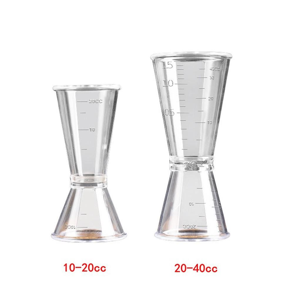 Deep Well Measuring Cup Double Measure Transparent