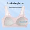 Summer Breathable Fixed Cup Sports Training Vest for High School Growing Girls, Double Layer Anti-Bump Developmental Puberty Undergarment