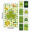 8pcs St Patricks Day Spiral Notebook Pocket Mini Notepad Shamrock Memo Pad For Office School Student Gift Use