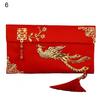 2025 Red Envelope Lucky Money Bag Texture Faux Silk Visiting Relatives New Year Red Envelope for Chinese Spring Festival HongBao