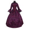 Victorian Renaissance Ball Gown, Medieval Gothic Lolita Long Sleeve Dress for Women, Halloween & Masquerade Parties