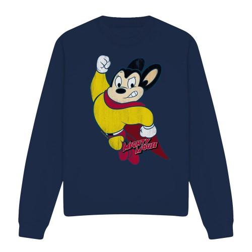 Mighty Mouse Unisex Adult Classic Hero Sweatshirt