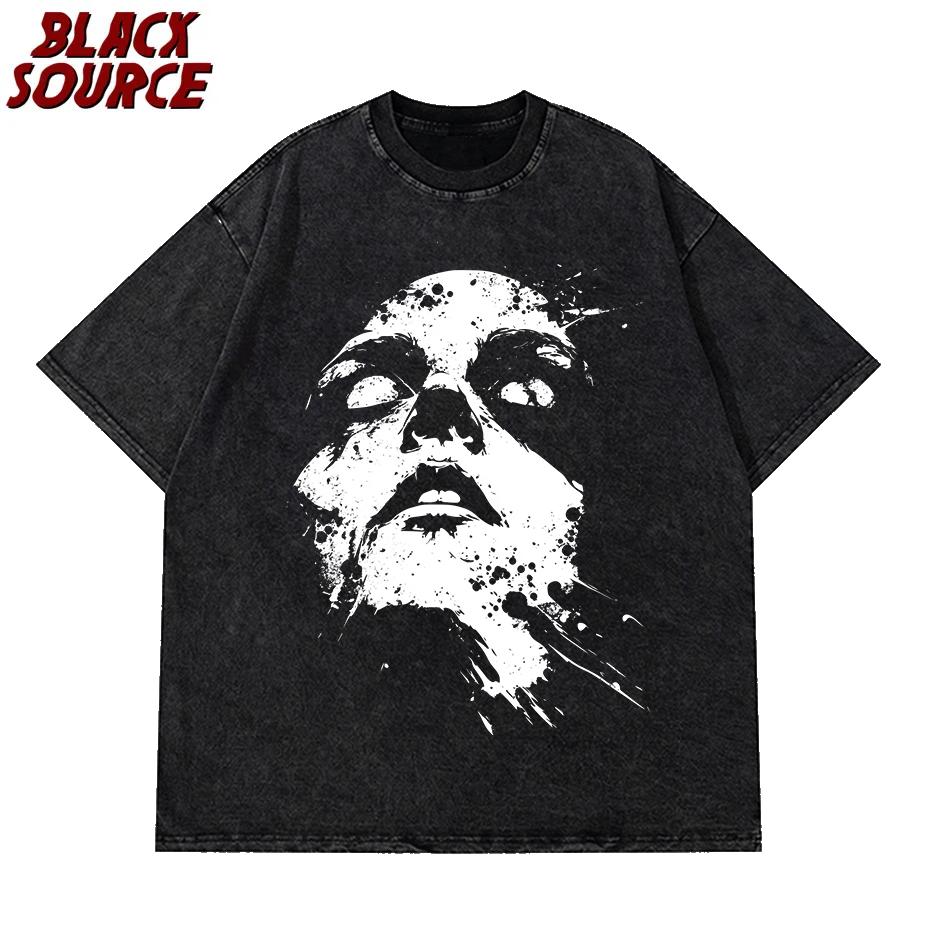 HD031 Converge Jane Doe Classic T Shirt Funny Men Cotton T-Shirt Hip Hop Tshirt Casual Tees Harajuku Oversize Streetwear S разноцветный