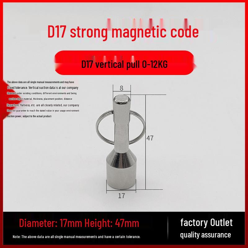 High Strength Neodymium Keychain Pendant – Powerful Stainless Steel Magnet with Strong Suction Force.