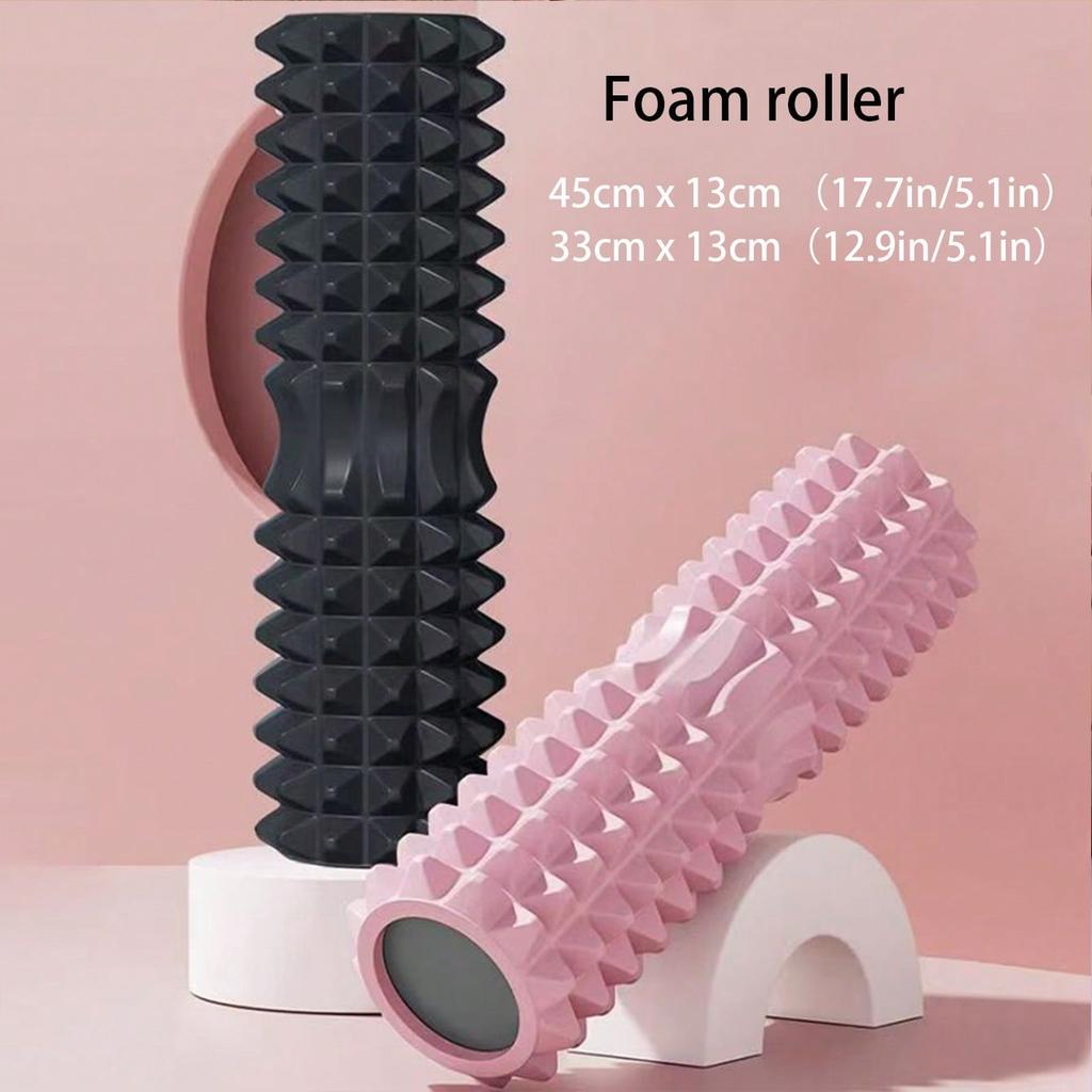 Durable And Safe Crescent Solid Foam Axis 45*13Cm Yoga Post Ideal For Fitness Yoga Pilates And Muscle Relaxation