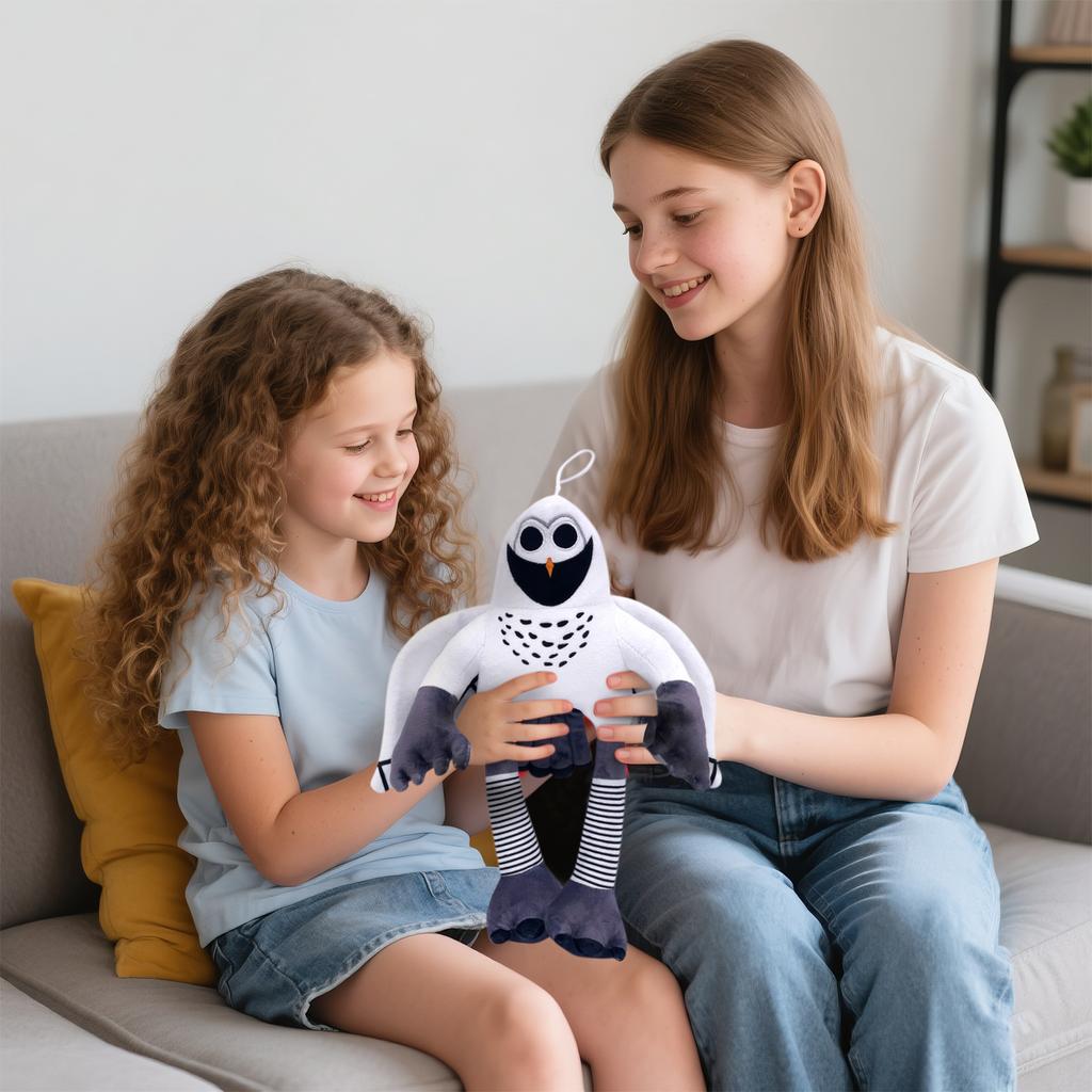 Plyšová Panenka, Dárek Hračka, Kreslený, Dětská Hadrová Panenka, Dětský Dárkový Polštář