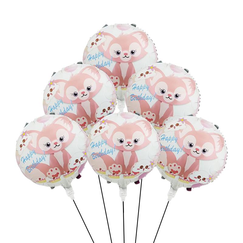 Disney Story  Lina Bell And Stellalou Cartoon Balloons Birthday Decor Baby Shower 32inch Number Foil Balloons Wedding Supplies