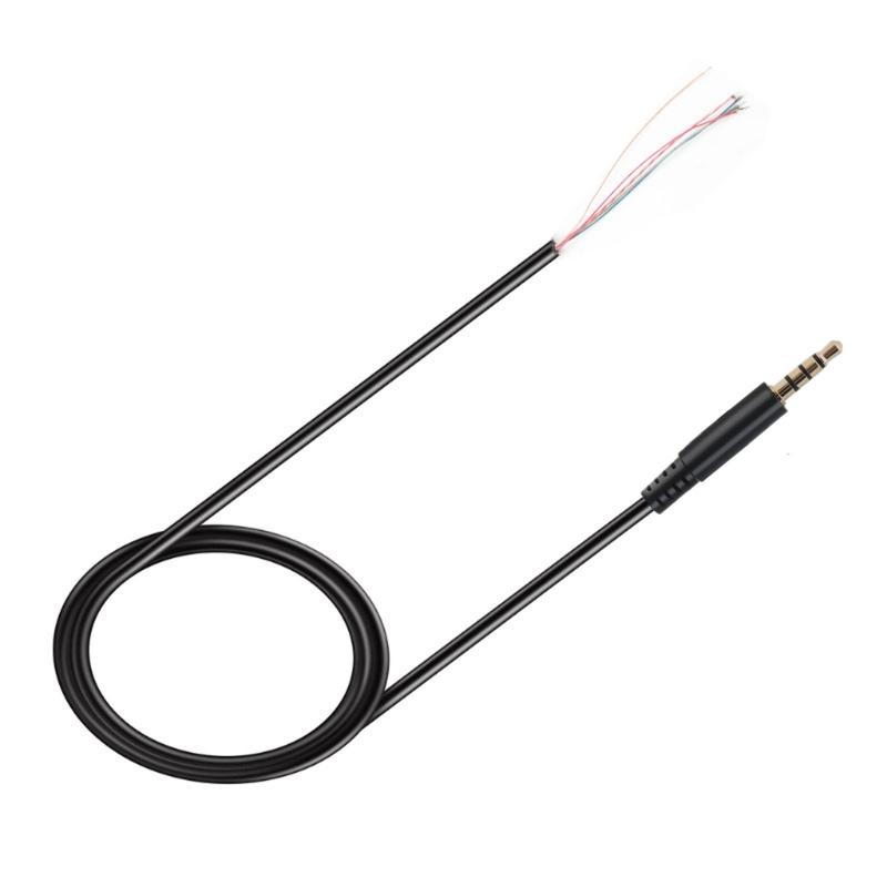 Portable Headphone Cable Audio Cord Line forCloud II Pro Stinger Revolver S Earphone Replacement Wires