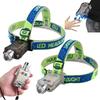 COB Hat Clip Headlight Type-C Rechargable Portable Flashlight Motion Sensor Multifunctional Headlight for Night Riding Fishing
