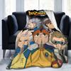 Inazuma Eleven Anime Blankets Flannel Spring/Autumn  Breathable Lightweight Thin Throw Blankets for Sofa Travel Rug Piece