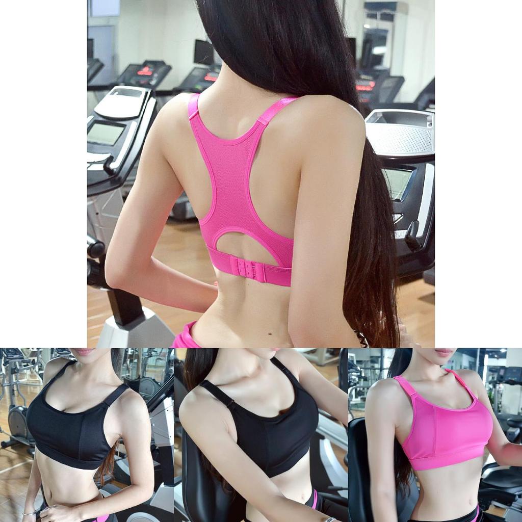Athletic Running Sports Bra With Shockproof Reinforced Support For Active Women
