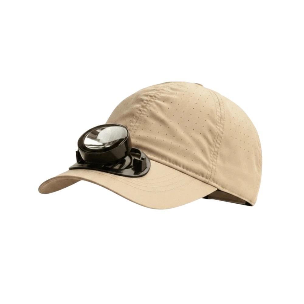 Solid Color Rechargeable Fan Hat Portable Cooling Fan Peaked Cap for 3.7V/300mAh Women / Men