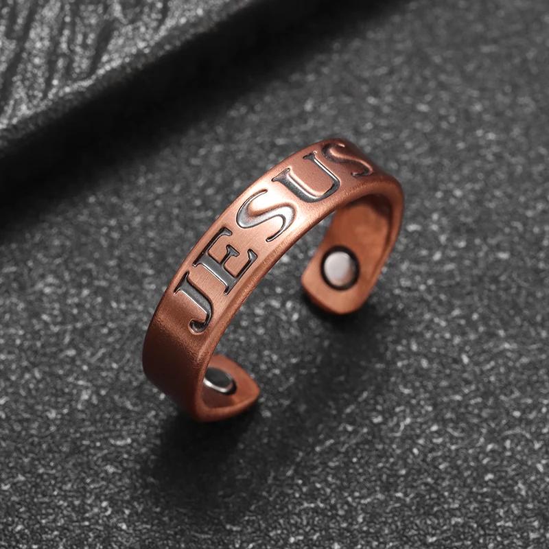 Celtic Bear Claw Copper Ring Magnetic Energy Treatment Joint Pain Ring for Women Men Retro Fashion Healthy Weight Loss Jewelry